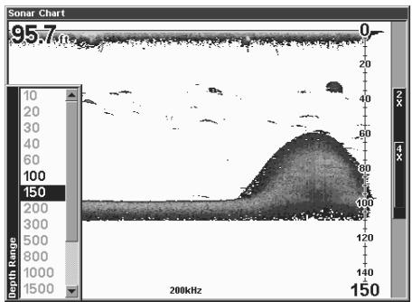 LOWRANCE GLOBALMAP 3000MT - Portée: mode automatique - 1