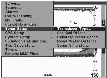LOWRANCE GLOBALMAP 3000MT - Réglage du SONAR - 1