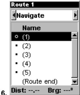 LOWRANCE IFINDER H2O - Routes Created in iFINDER - 6