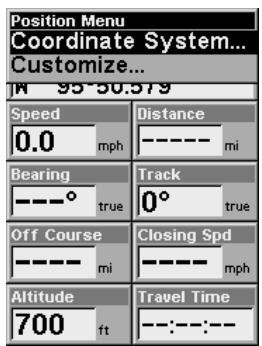 LOWRANCE IFINDER H2O - Position Page - 2