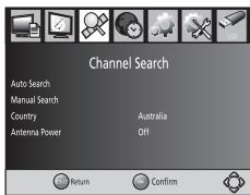 SIGMATEK DVBR-520HD - Channel Search - 1