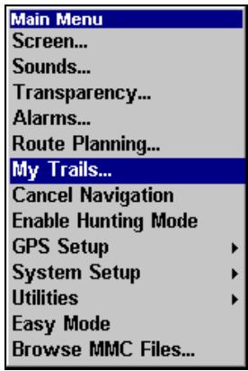 LOWRANCE IFINDER HUNT C - Options générales des tracés - 1