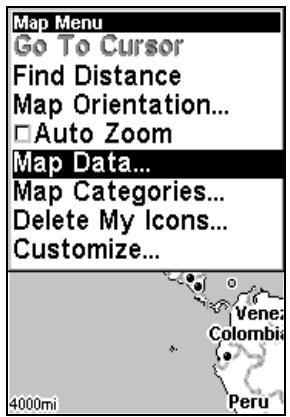 LOWRANCE IFINDER HUNT C - Pour afficher un graphique navionics: - 1