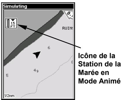 LOWRANCE IFINDER HUNT C - Pour visualiser les informations sur la marée: - 2