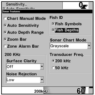 LOWRANCE X102C - Remarque: - 1