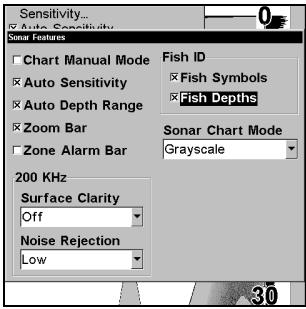 LOWRANCE X102C - Remarque: - 2
