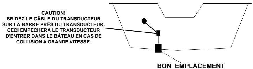 LOWRANCE X38 - Assemblage et montage du transducteur: tous les appareils - 5