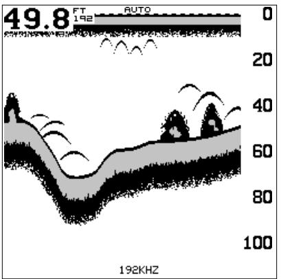 LOWRANCE X75 - Mise en marche/lumières - 1