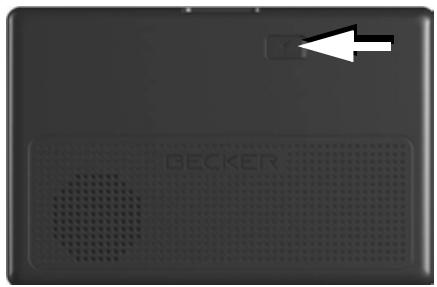 BECKER TRAFFIC ASSIST Z101 - Raccordement d'une antenne externe - 1
