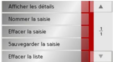 BECKER TRAFFIC ASSIST Z101 - Affichage ou édition d'une destination - 1