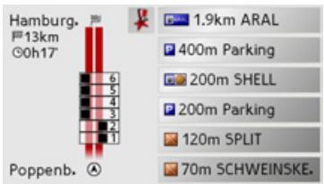 BECKER TRAFFIC ASSIST Z101 - Touche POI sur l'itinéraire - 1