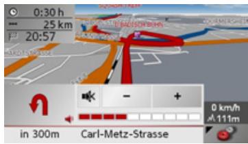 BECKER TRAFFIC ASSIST Z101 - Modifier le volume des annonces - 2