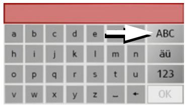 BECKER TRAFFIC ASSIST Z101 - La conversion majuscules/minuscules - 1
