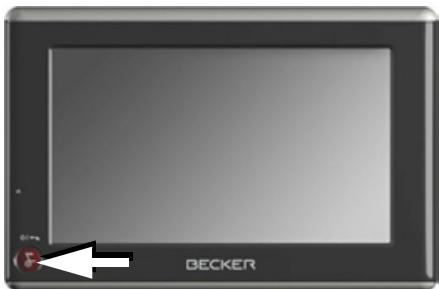 BECKER TRAFFIC ASSIST Z101 - Mise en marche/arrêt du traffic assist - 1