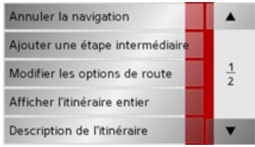 BECKER TRAFFIC ASSIST Z101 - Les options touche navi - 1
