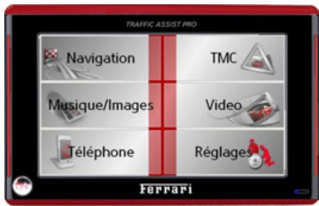 BECKER TRAFFIC ASSIST Z250 FERRARI - Règles de base concernant l'écran tactile - 1