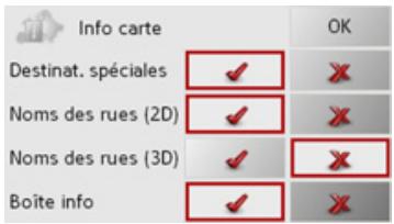 BECKER TRAFFIC ASSIST Z250 FERRARI - La touche Info carte - 2