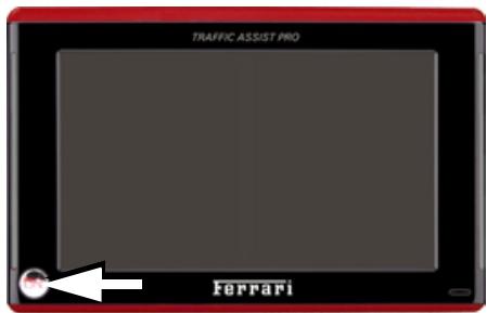 BECKER TRAFFIC ASSIST Z250 FERRARI - Mise en marche/arrêt du Traffic Assist Pro - 1
