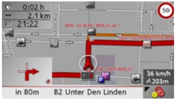 BECKER TRAFFIC ASSIST Z250 FERRARI - Modifier la représentation (barre d'outils) - 1