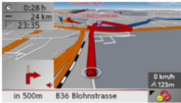 BECKER TRAFFIC ASSIST Z250 FERRARI - Mode d'affichage Jour/Nuit (barred'outils) - 1