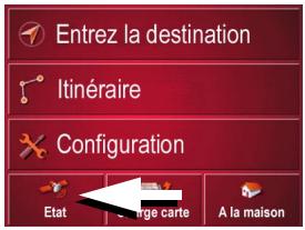 BECKER 7914 - Menu de navigation: état - 1
