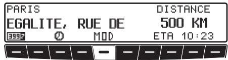 BECKER 7920 - Afficher/modifier les paramètres pendant le guidage - 1