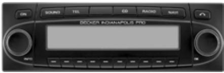 BECKER INDIANAPOLIS PRO 7950 - Retirer la façade amovible - 1