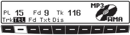 BECKER INDIANAPOLIS PRO 7950 - Dossier/playlist/nombre deplages - 2