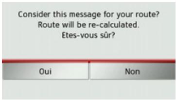 BECKER TRAFFIC ASSIST Z102 - Lecture du message* - 2