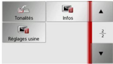 BECKER TRAFFIC ASSIST Z109 - Menu des réglages du système - 2