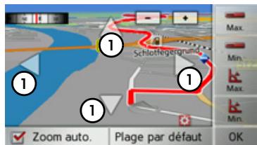 BECKER TRAFFIC ASSIST Z109 - Possibilités de réglage - 1
