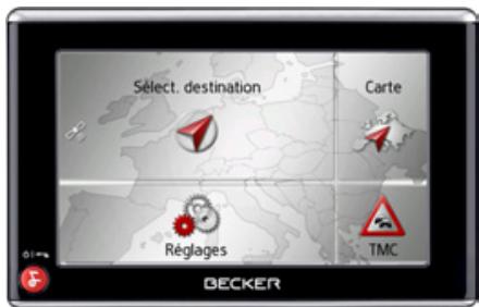 BECKER TRAFFIC ASSIST Z109 - Règles de base concernant l'écran tactile - 1