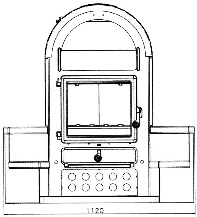 GODIN 350105 CHAMONIX II - POÉLE   LE CHAMONIX II RÉF. 350105   à régulation thermostatique - 2