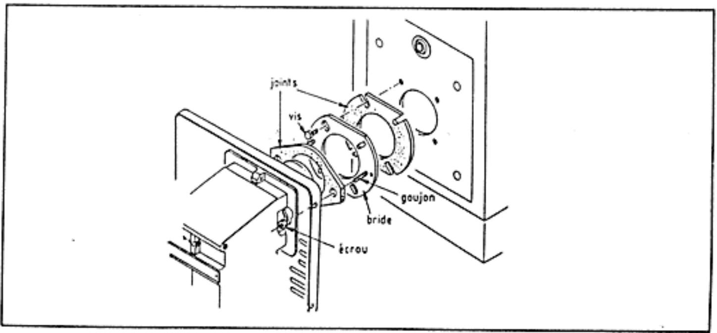 EQUATION BF 11 - - Montage du brûleur sur la chaudière - 1