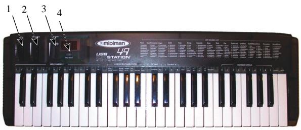 M-AUDIO KEYSTATION 49 - Vue d'ensemble du clavier - 1