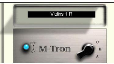 M-AUDIO M-TRON - Bouton de fonction (Function). - 3
