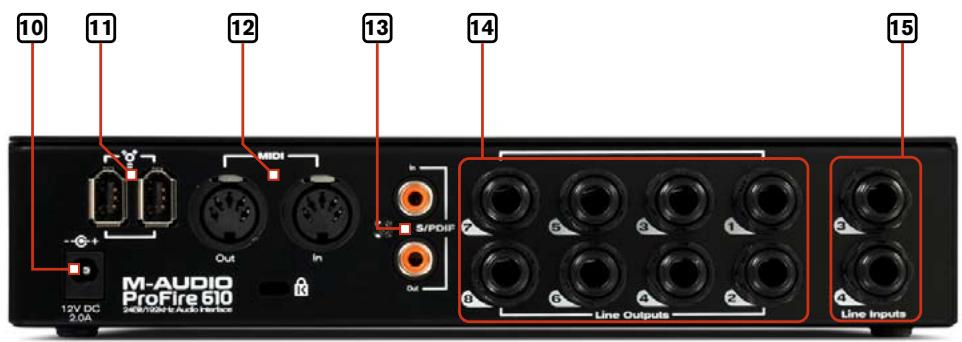M-AUDIO PF610 - Legende arrête - 1