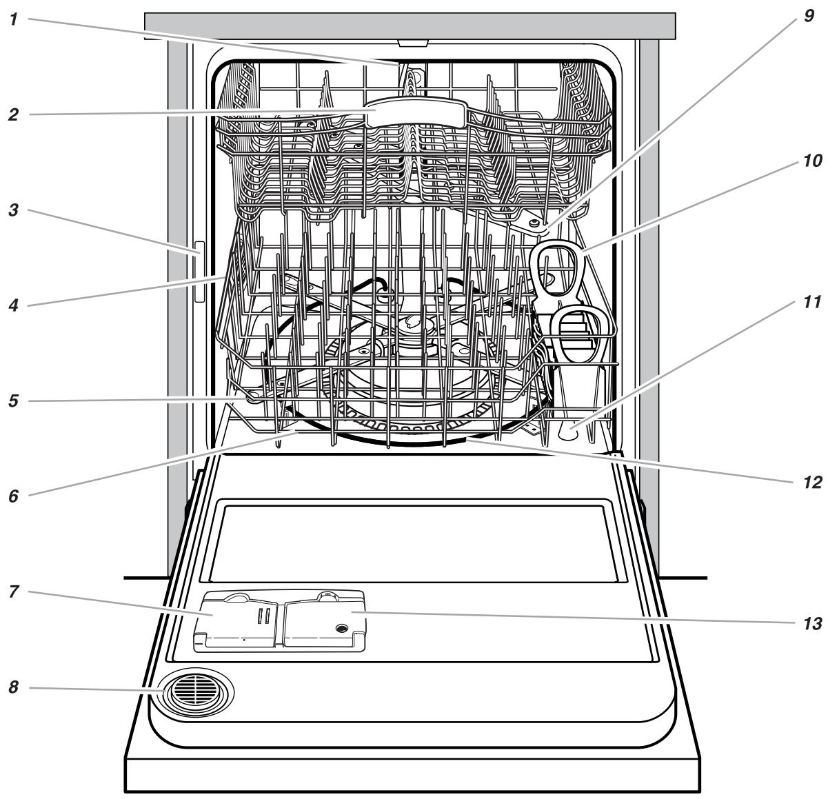 KITCHENAID 8269905A - PIÉCES ET CARACTERISTIQUES - 1
