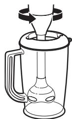 KITCHENAID 5KHB2571EAC, 5KHB2571EER, 5KHB2571EOB, 5KHB2571ESX - Utilisation de l'axe mélangeur - 5