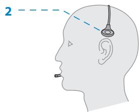 PLANTRONICS SAVI OFFICE WO350 - Ajustement du serre-tête - 2