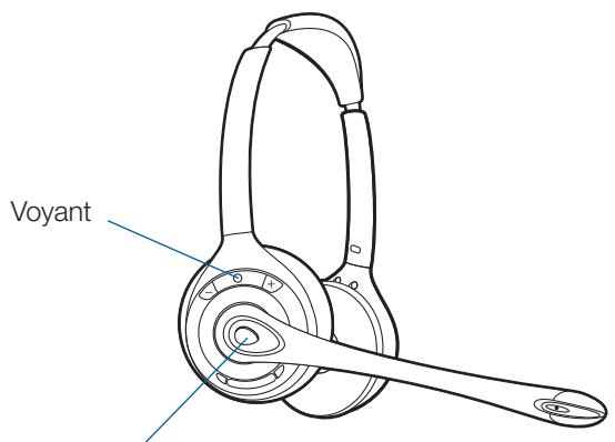 PLANTRONICS SAVI OFFICE WO350 - Mise sous tension du micro-casque - 1