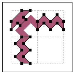 ADOBE ILLUSTRATOR 10 - Pour créer des éléments d'angle symétriques à partir d'un élément latéral : - 4