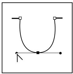 ADOBE ILLUSTRATOR 10 - Pour convertir des points d'inflexion en sommets, et vice versa, avec l'outil Conversion de point directeur : - 4