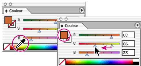 Couleur R V B Couleur R CC V 66 B 33