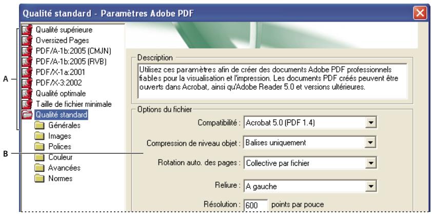 ADOBE ACROBAT STANDARD 9.0 - Création d'un fichier personnalisé de paramètres Adobe PDF - 1