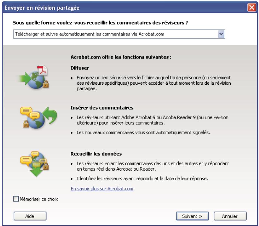 ADOBE ACROBAT STANDARD 9.0 - Initiation d'une révision partagée - 1