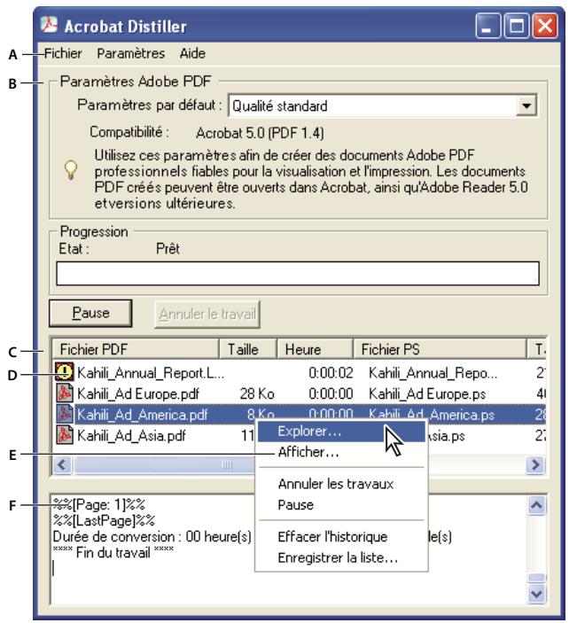 ADOBE ACROBAT STANDARD 9.0 - Présentation d'Acrobat Distiller - 1