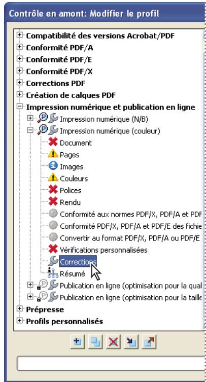 ADOBE ACROBAT X PRO - Ajout de corrections à un profil - 1