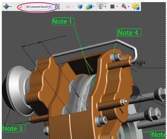 ADOBE ACROBAT X PRO - Ajout de commentaires à une conception 3D - 1