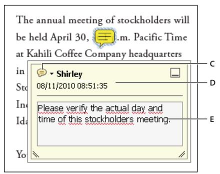 ADOBE ACROBAT X PRO - Ajout d'une note - 2